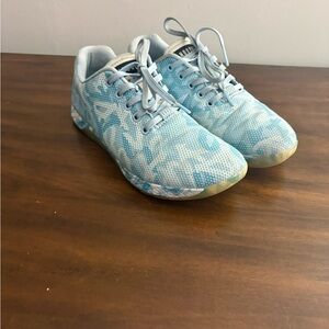 No Bull Super Fabric Trainer Blue Gym Shoes Men 9.5 Women 11 Cross Fit